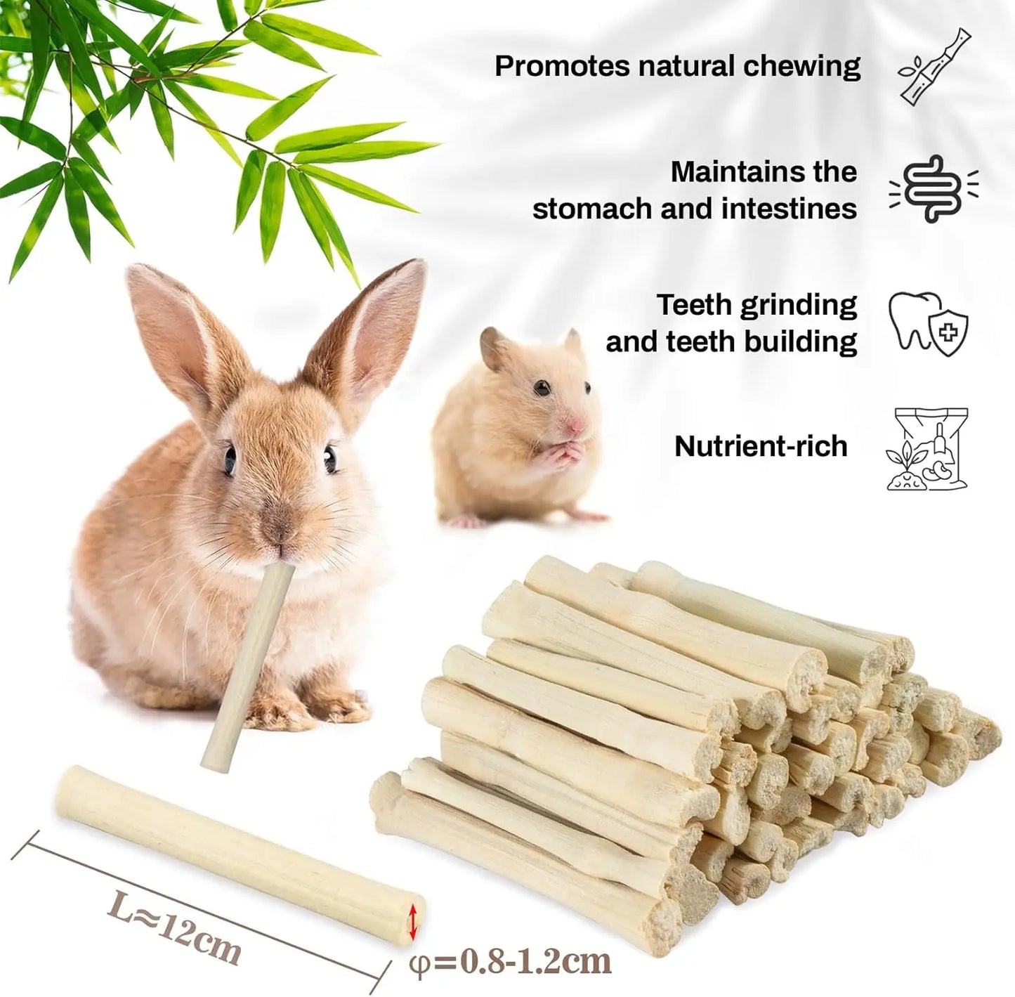 Small Animal Dental Treats for Rabbits Guinea Pigs Chinchillas