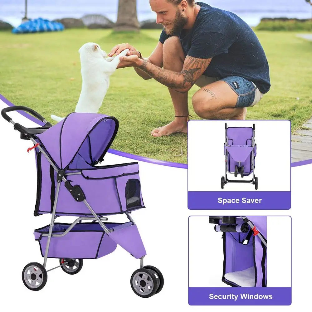 3 Wheels Pet Stroller