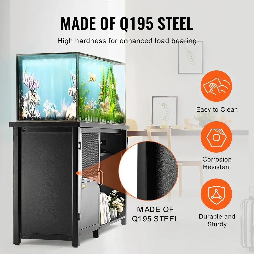 Aquarium Stand with 75 Gallon Fish Tank