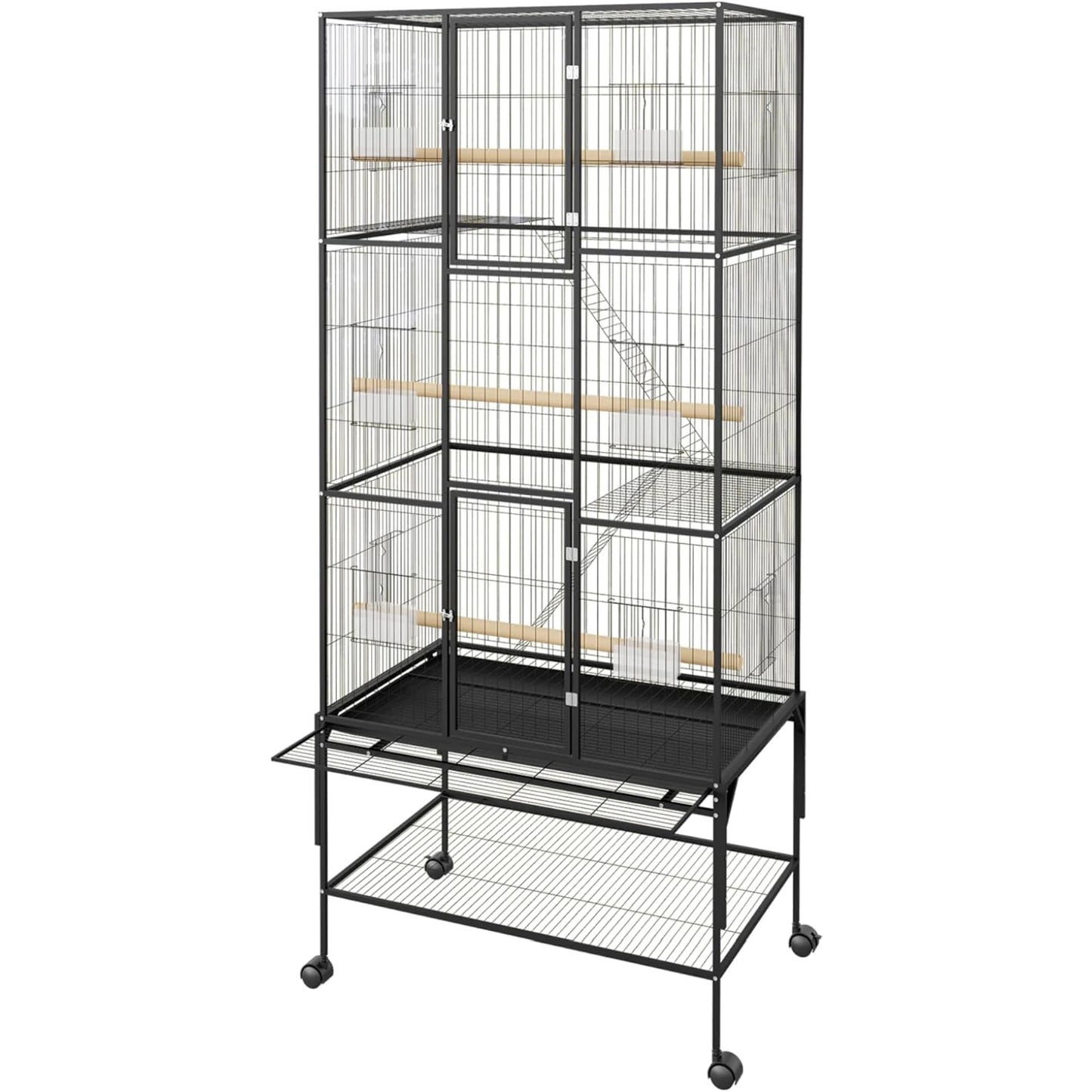 69-Inch Extra Large Rolling Bird Cage