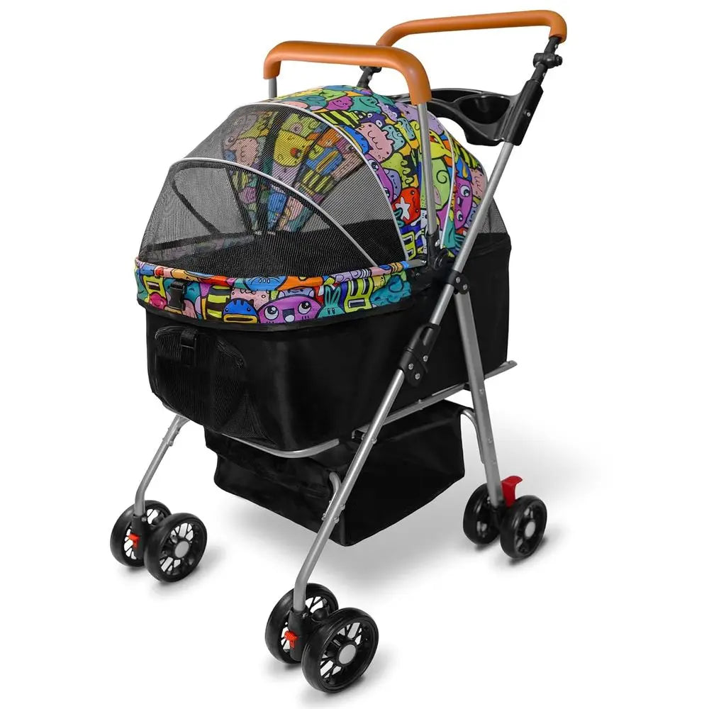 3-in-1 Foldable Pet Stroller