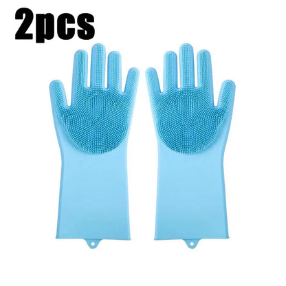 Pet Bathing Glove - Silicone Scrubber Mitt for Dogs & Cats