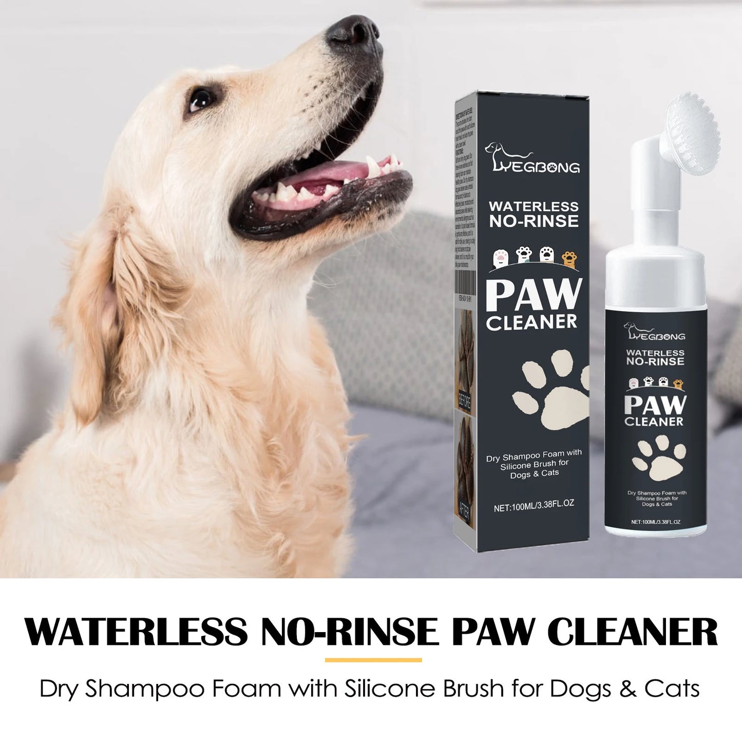 Waterless Pet Paw Cleaner