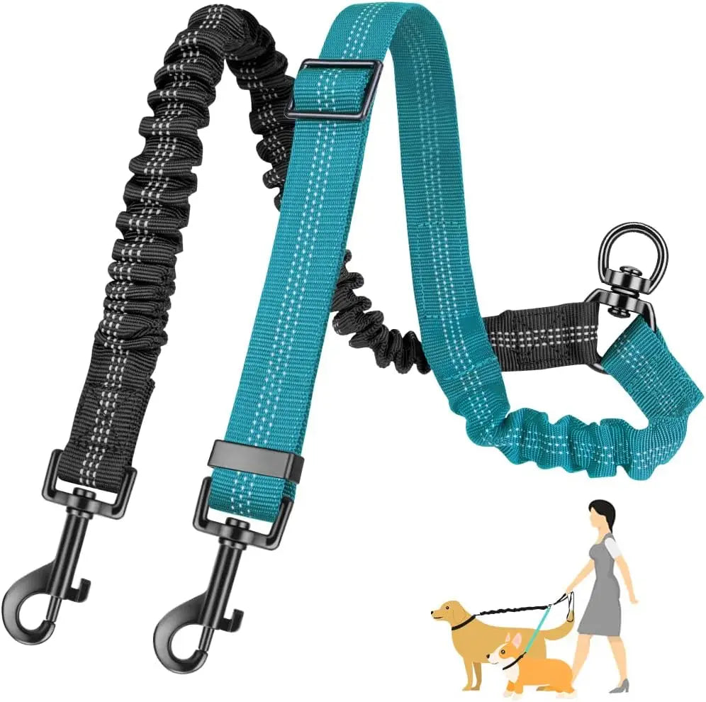 1.6ft Long Dual Dog Leash Attachment