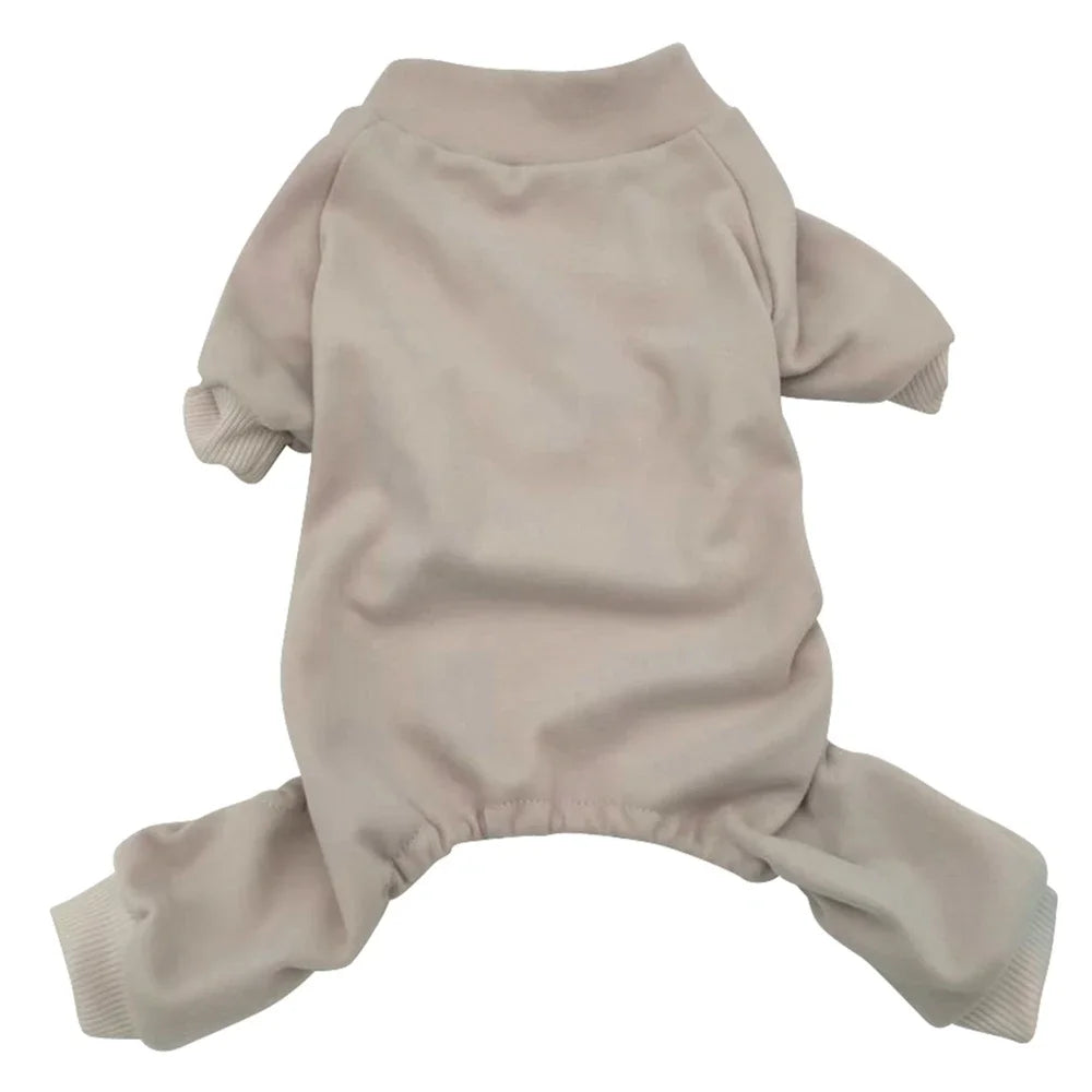Winter Fleece Dog Pajamas