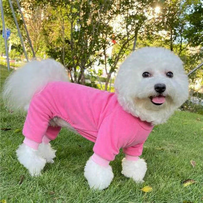 Winter Fleece Dog Pajamas