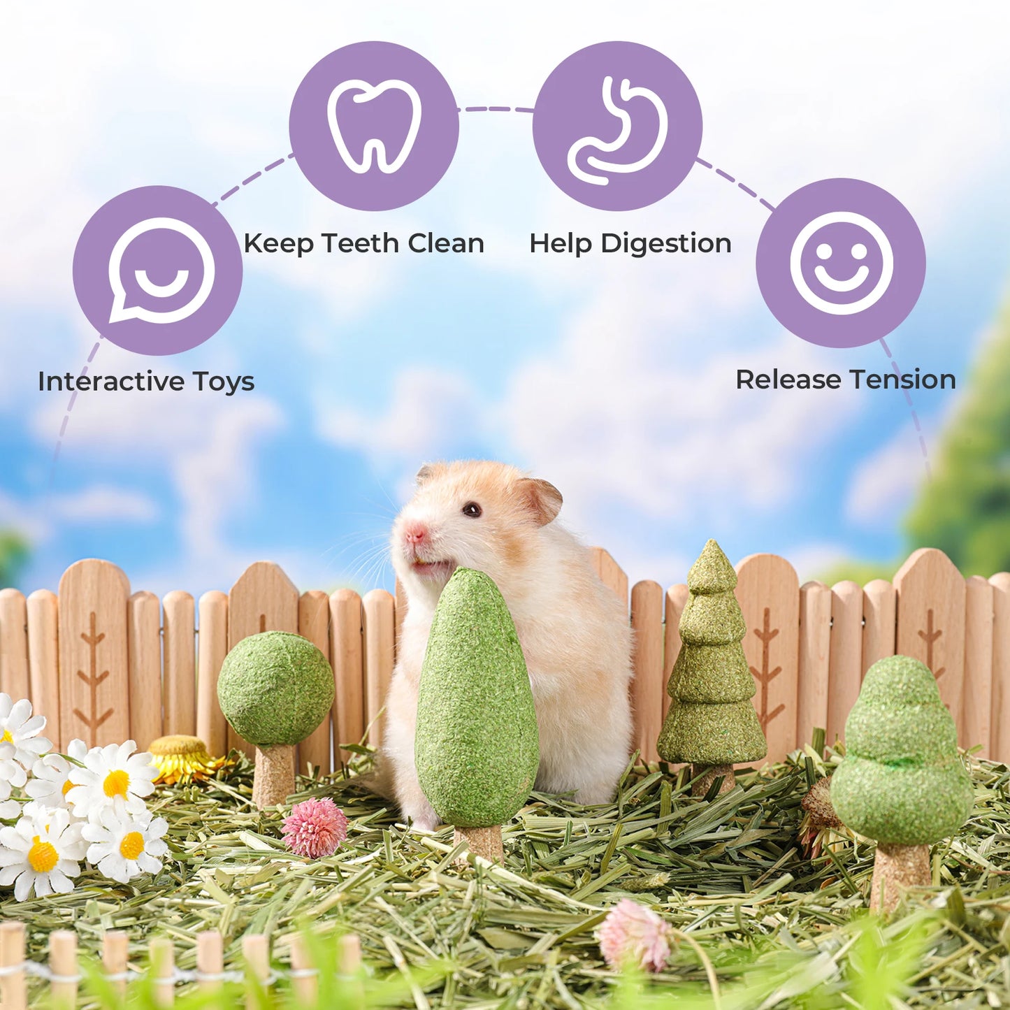 Natural Edible Guinea Pig/Rabbit Treats