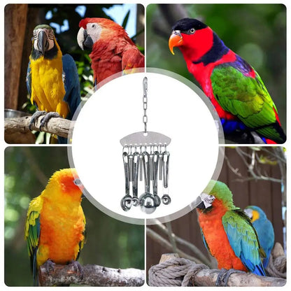 Parrot Stainless Steel spoon Toy
