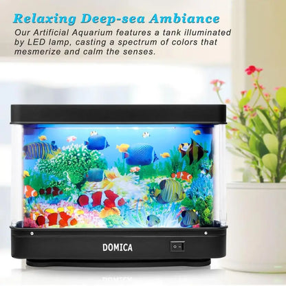 Fake Fish Tank with Moving Fish
