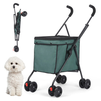 4 Wheels Dog Stroller