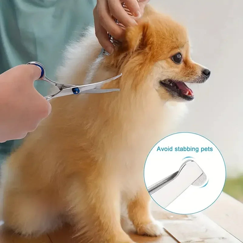 Ambidextrous Pet Safe Dog Grooming Shears
