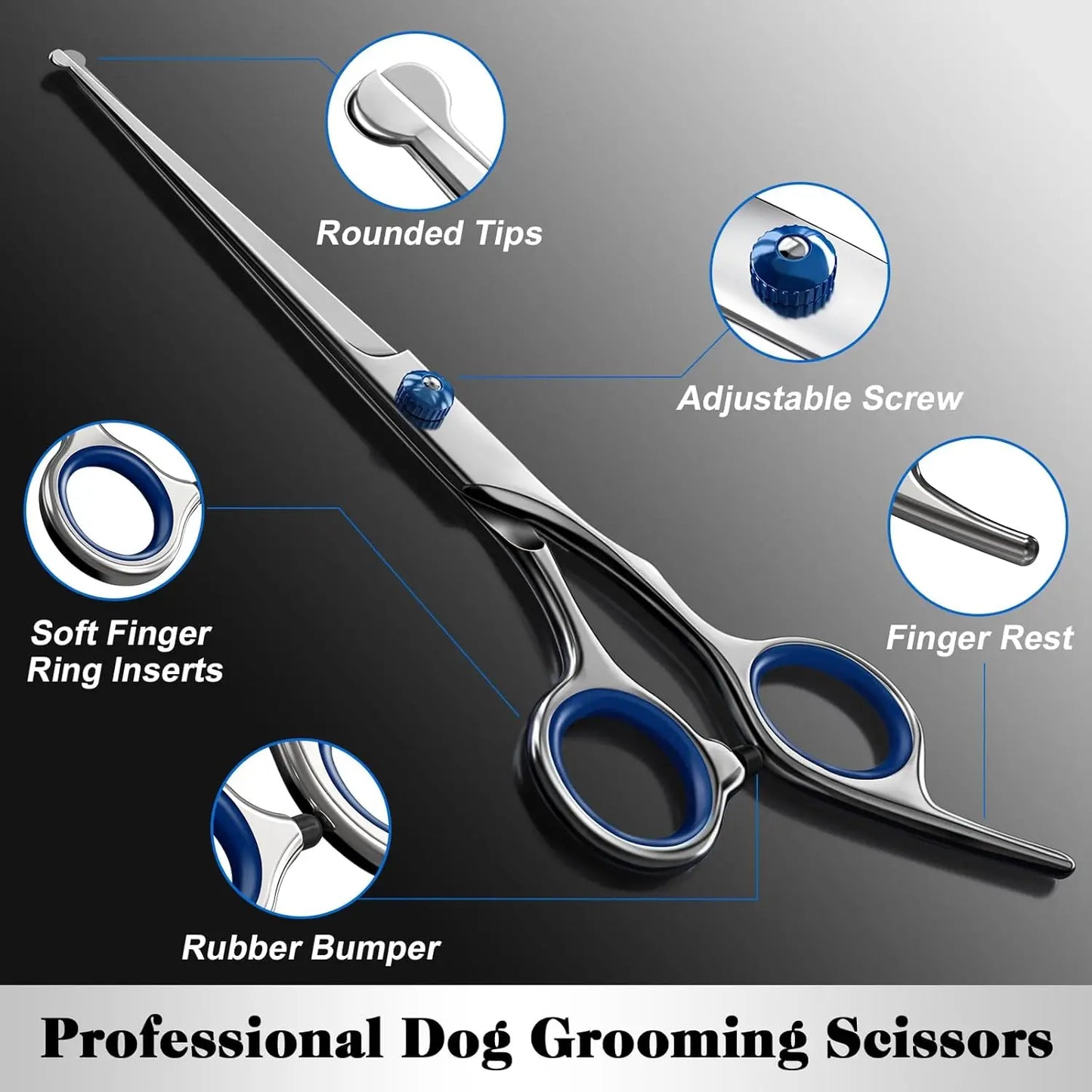 4-in-1 pet grooming kit