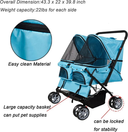 Twin Pet Stroller