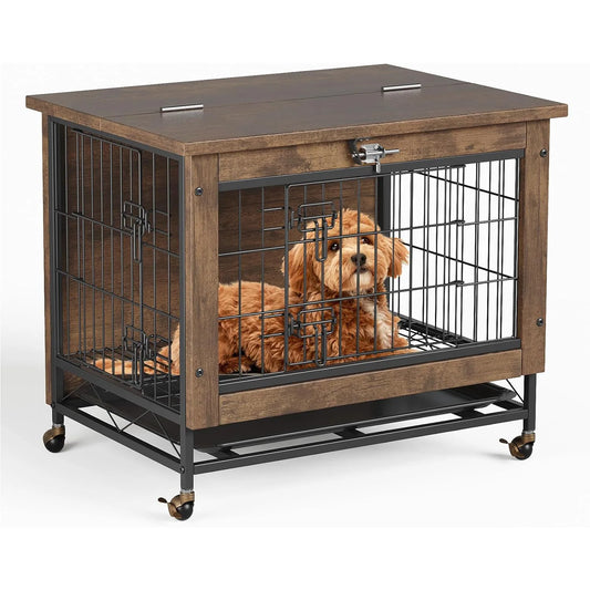 Rustic Dog Crate Furniture