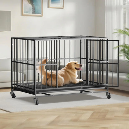 48 Inch Heavy Duty Dog Crate Steel