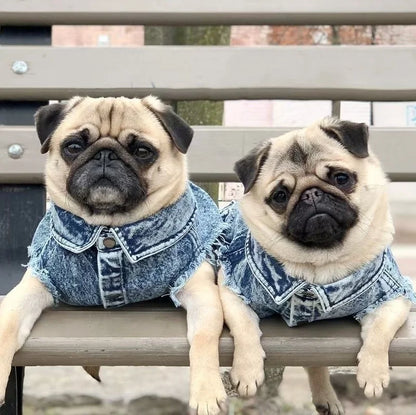 Pet Dog Jeans Jacket Denim Coats