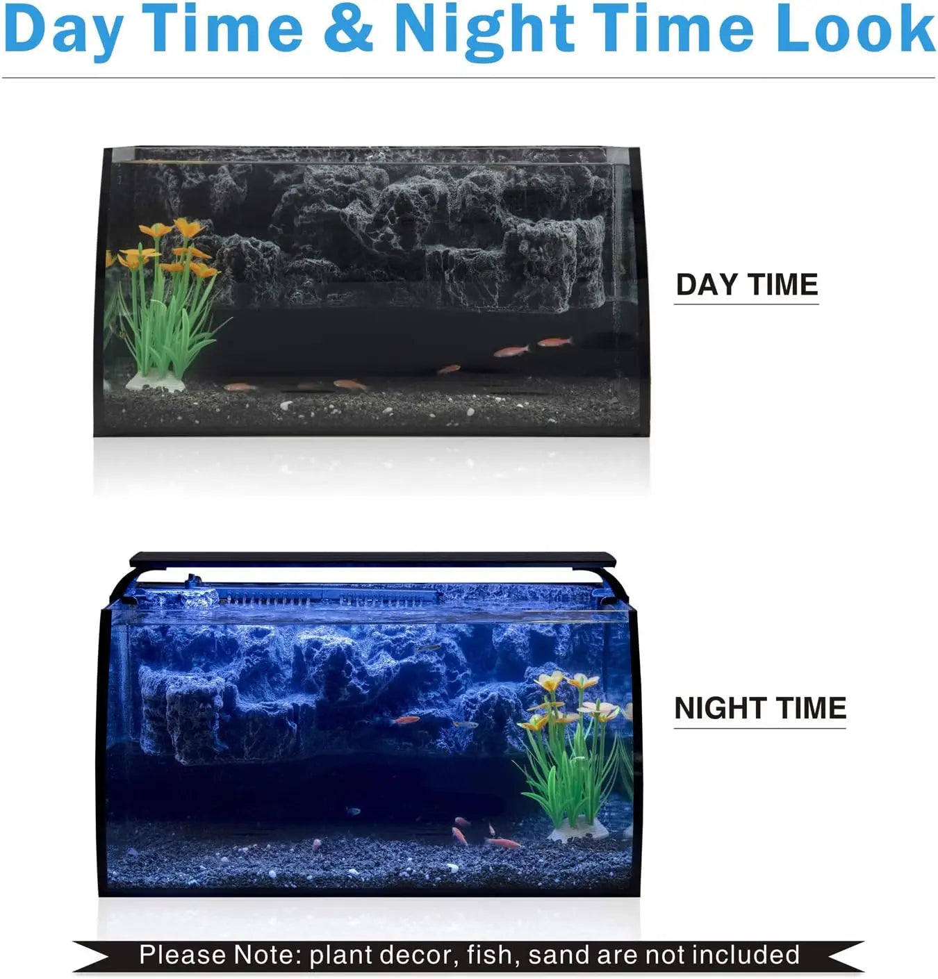 8 Gallon LED Glass Aquarium Kit
