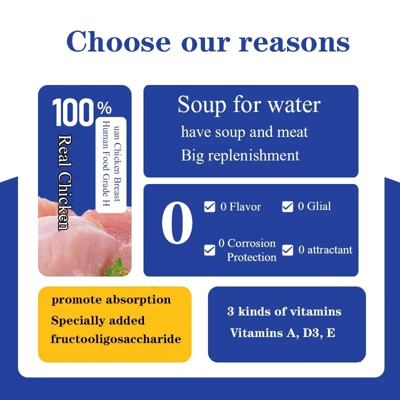 Canned cat chicken duck hydrating wet food