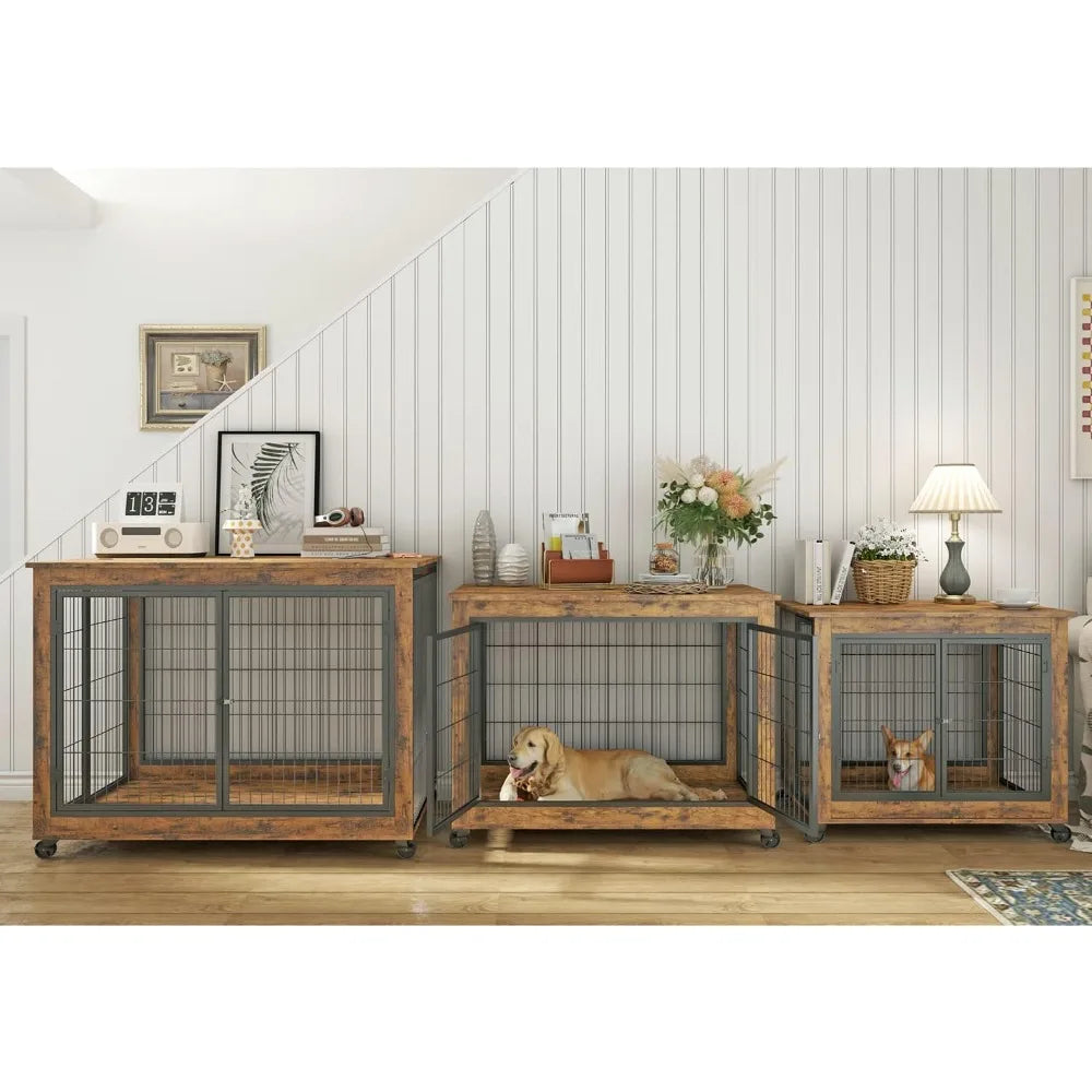 Wooden Dog Crate Furniture