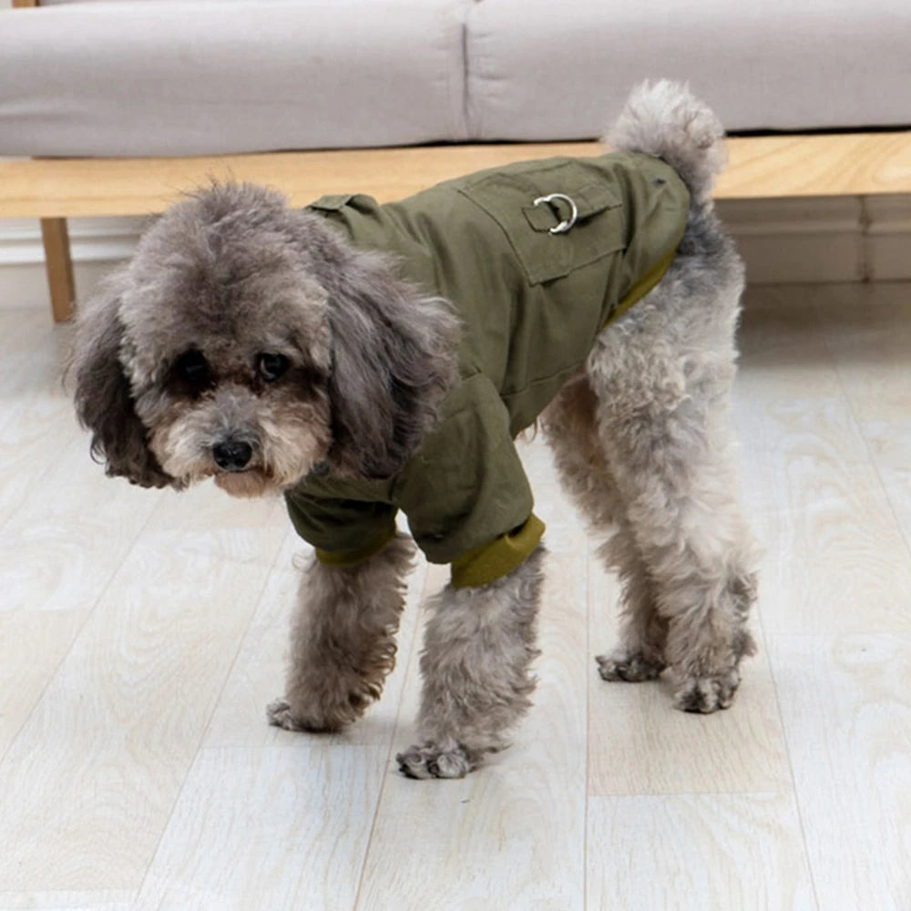 Pet Dog Jacket With Harness