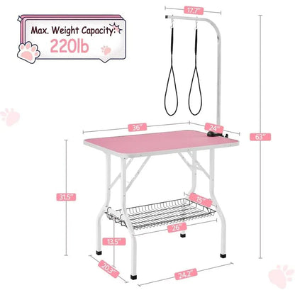 Portable Pet Grooming Table