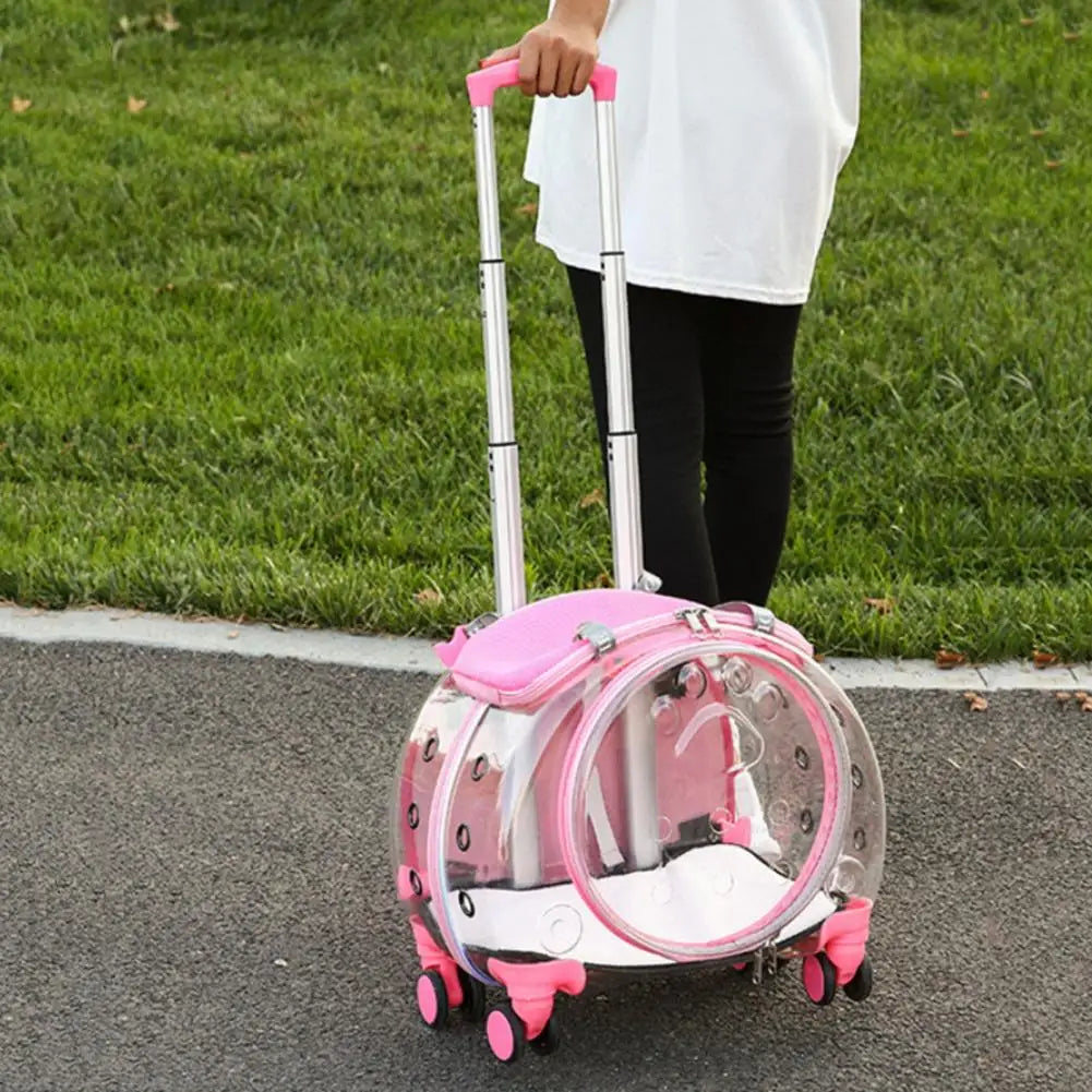 Pet Trolley Case with Ventilation Holes