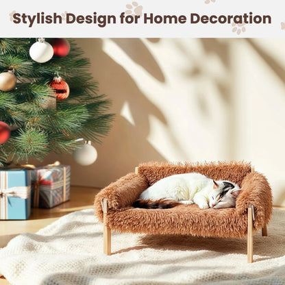 Plush Cat Sofa Bed