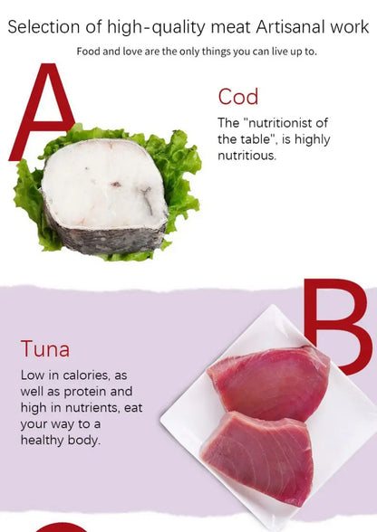Cat Strips Cod Tuna Beef 8 pcs