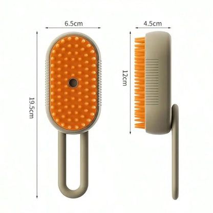 3-In-1 Pet Steam Brush - Steam Mist Grooming Tool