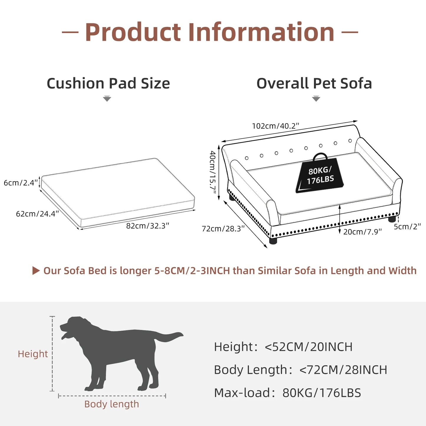 Pet Sofa Bed: BingoPaw Waterproof Sofa