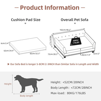 Pet Sofa Bed: BingoPaw Waterproof Sofa