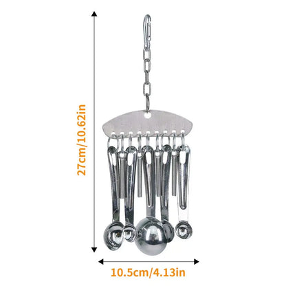 Parrot Stainless Steel spoon Toy