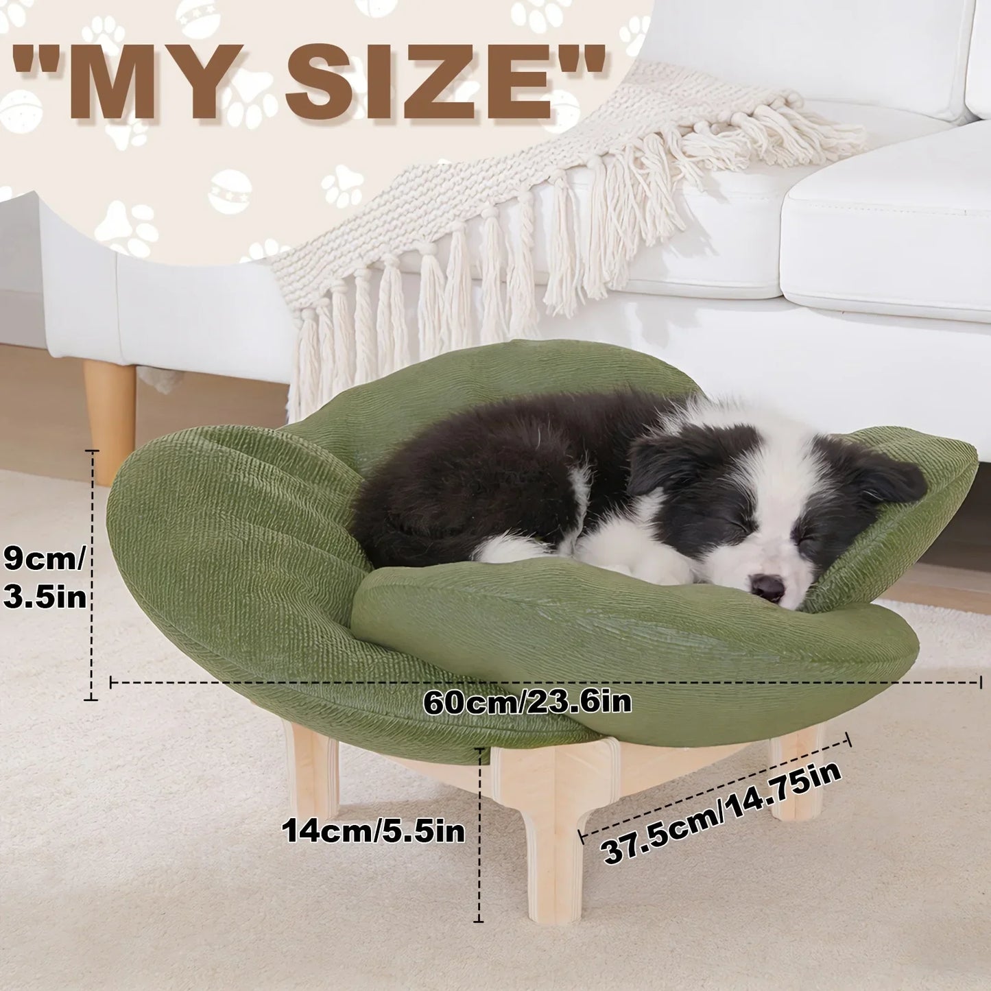 Flower-Shaped Pet Sofa Bed