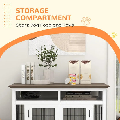 Wooden Dog Kennel Crate