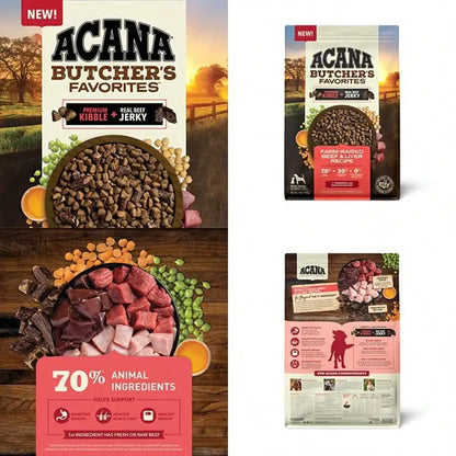 Dry Dog Food Farm Raised Beef Liver