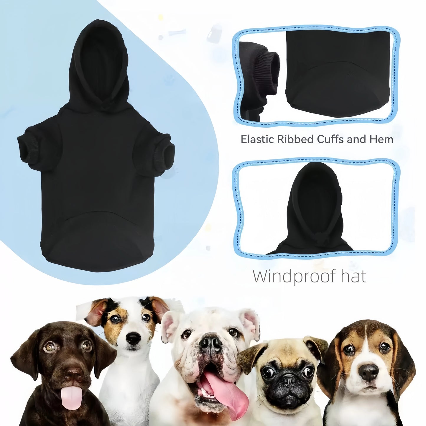 Pet Hoodies  Clothes For Small Dogs