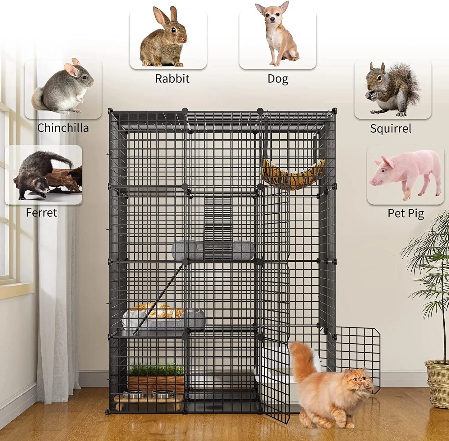 Large Cat Cage Enclosure