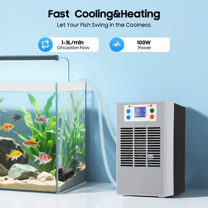 100W , Aquarium 30L Water Heater Air Conditioner