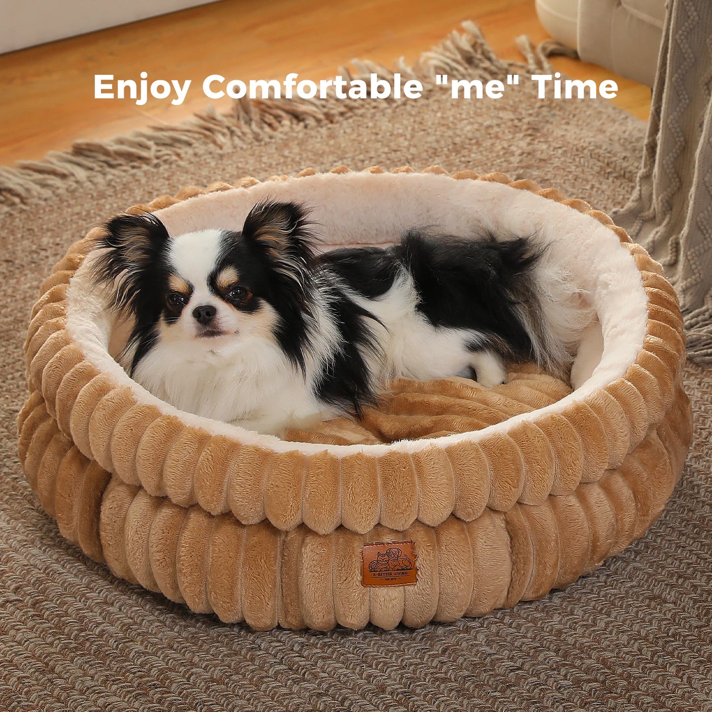 Washable Round Pet Bed