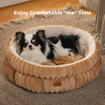 Washable Round Pet Bed