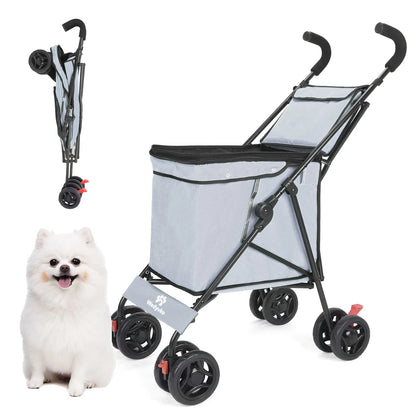 4 Wheels Dog Stroller