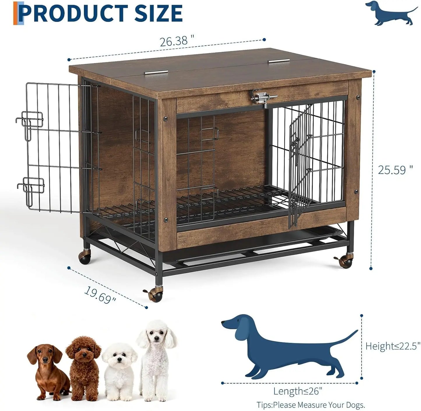 Rustic Dog Crate Furniture