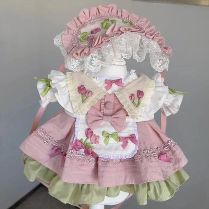 Princess Spring and Summer Lightweight Cat or Dog Sweetheart Dress