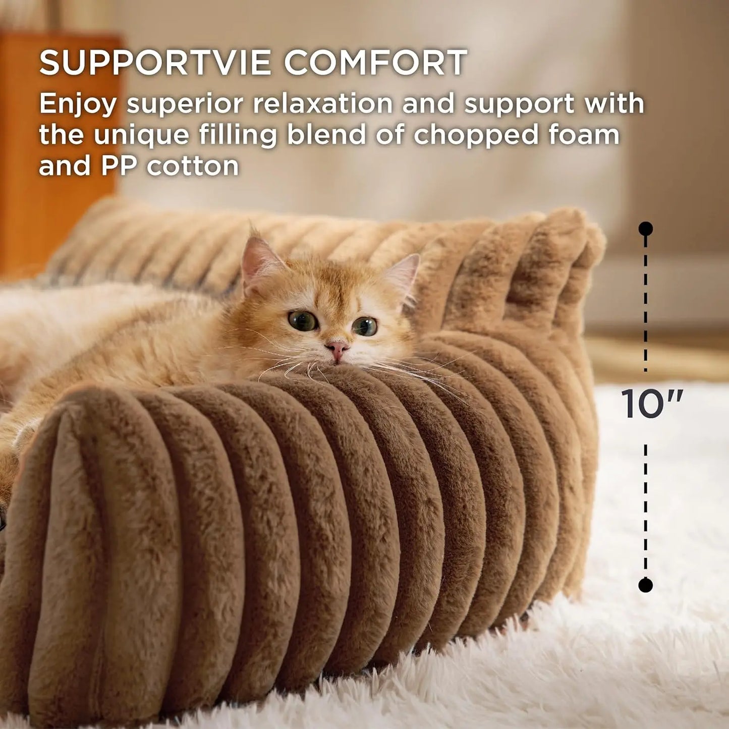 Fluffy  Cat Sofa Bed