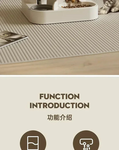Automatic Feeder Pet Food Bowl With Water Fountain