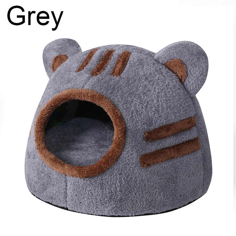 Cute Bear Head Shape Cave for Cats House