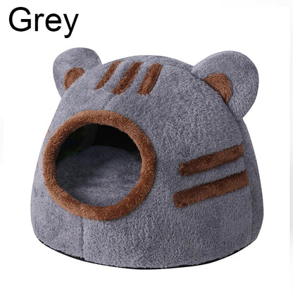 Cute Bear Head Shape Cave for Cats House