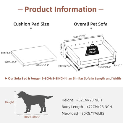 Pet Sofa Bed: BingoPaw Waterproof Sofa