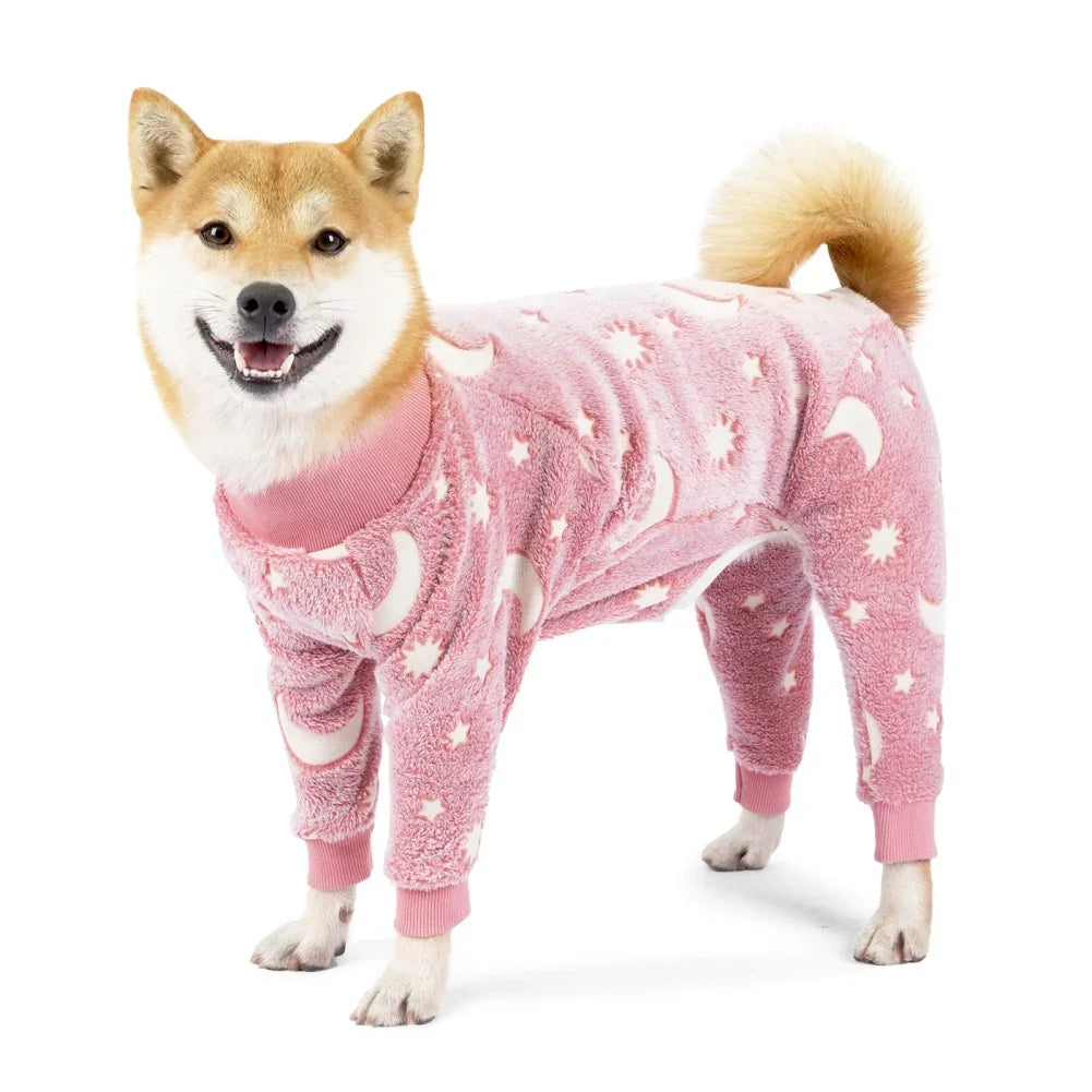 Onesie Pet Pjs Full Body Cover Dog Jumpsuit Clothing