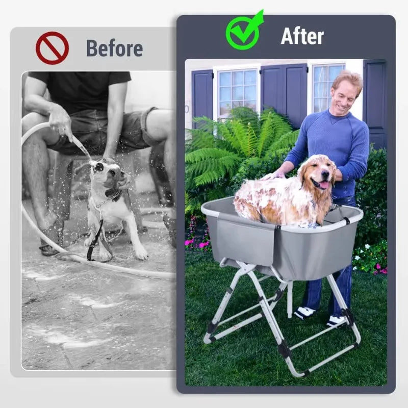 Elevated Dog Bath Tubs